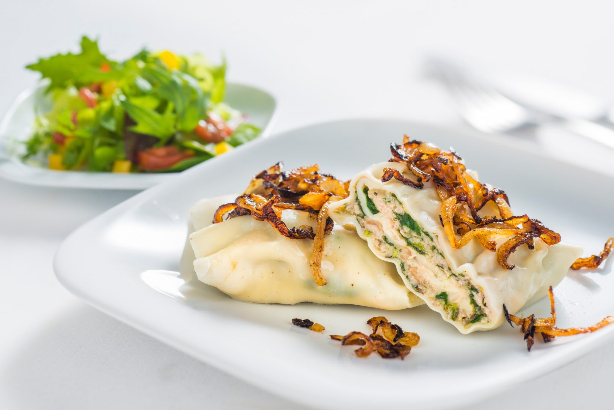 Klassiker: Geschmälzte Maultaschen