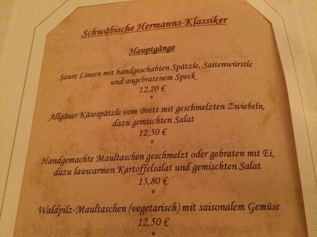 Klassiker in Hermanns Einkehr