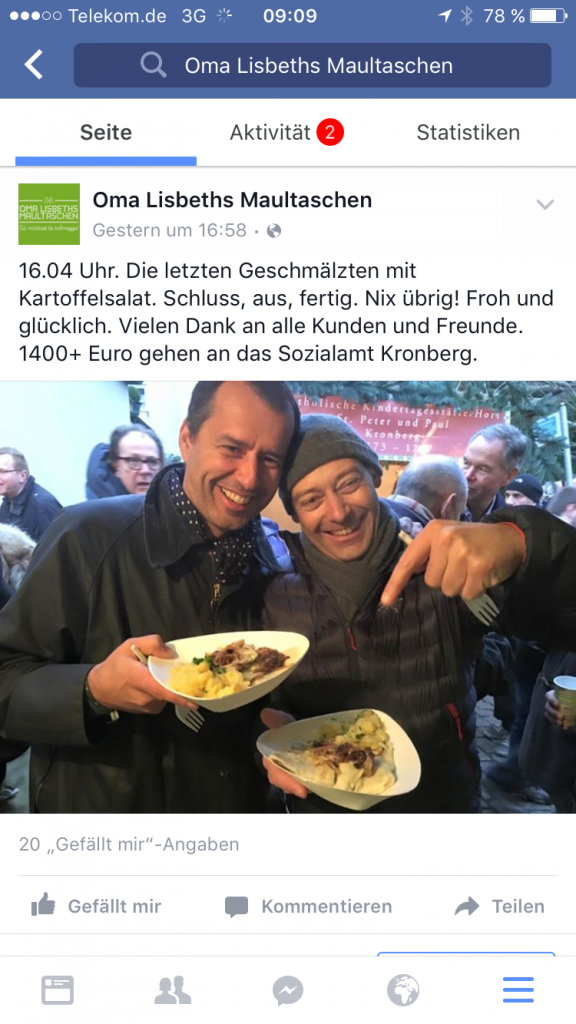 Ausverkauft kurz nach 16 Uhr