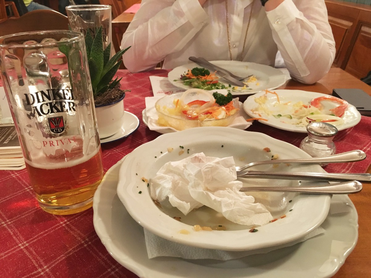 Lecker war's, wie man sieht!