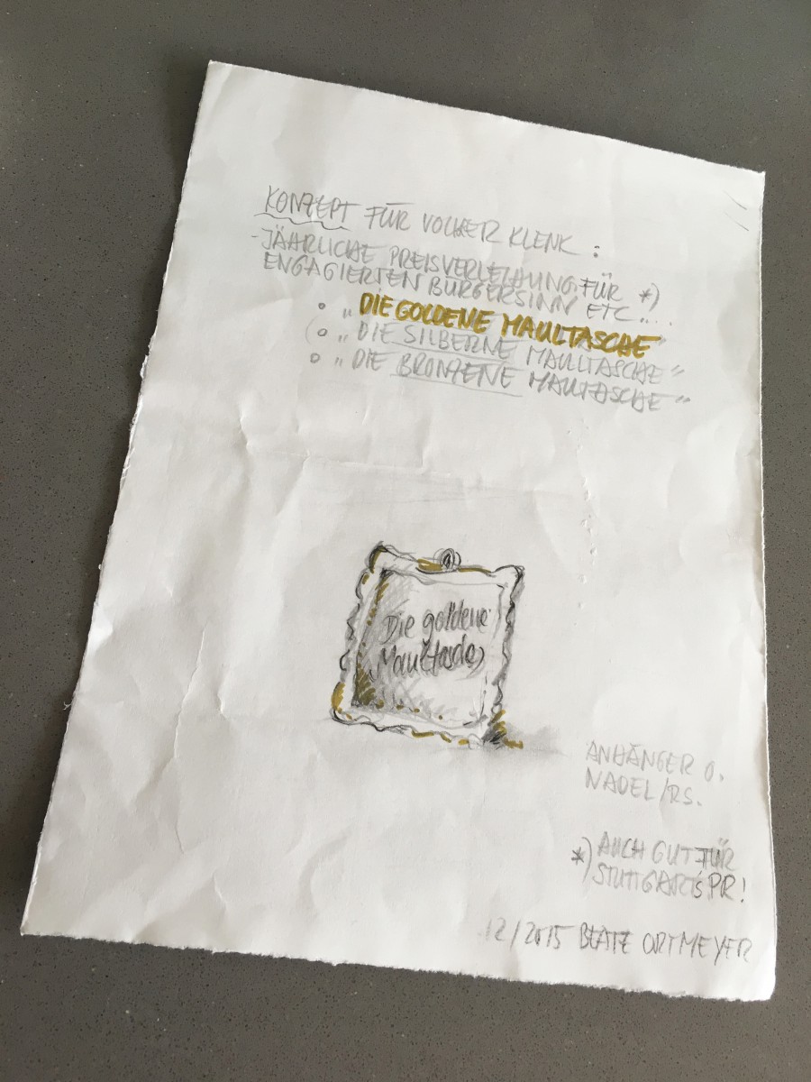 Die Goldene Maultasche - für mehr Bürgersinn