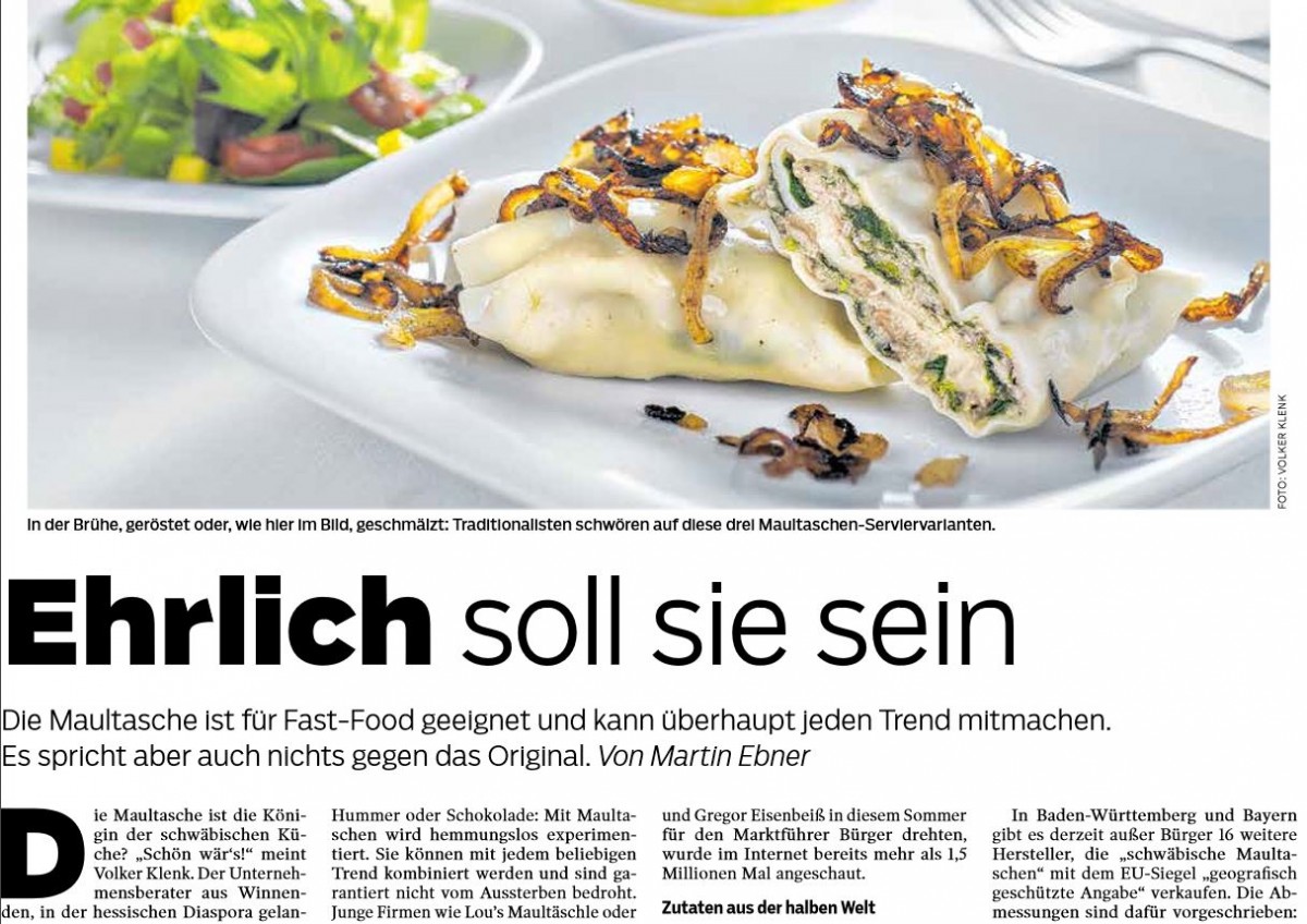 Südwest Presse featuret Oma Lisbeths
