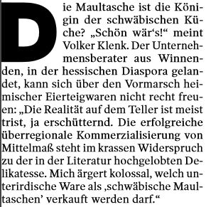 Südwest Presse, 19.11.2016