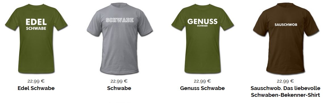Schwaben T-Shirts Kollektion