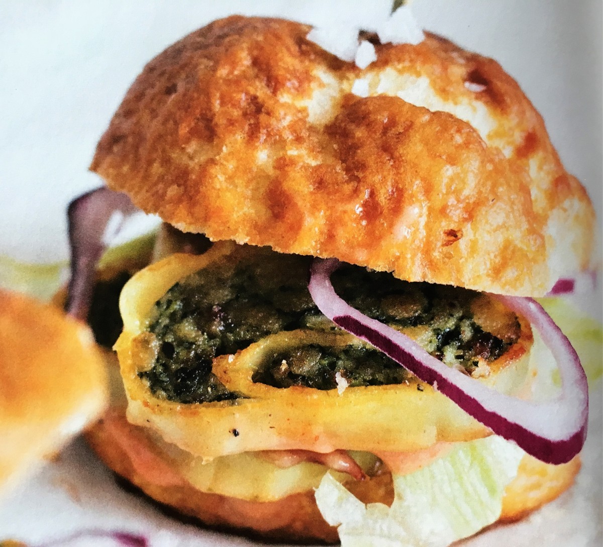 Schwaben-Burger mit Laugenweckle