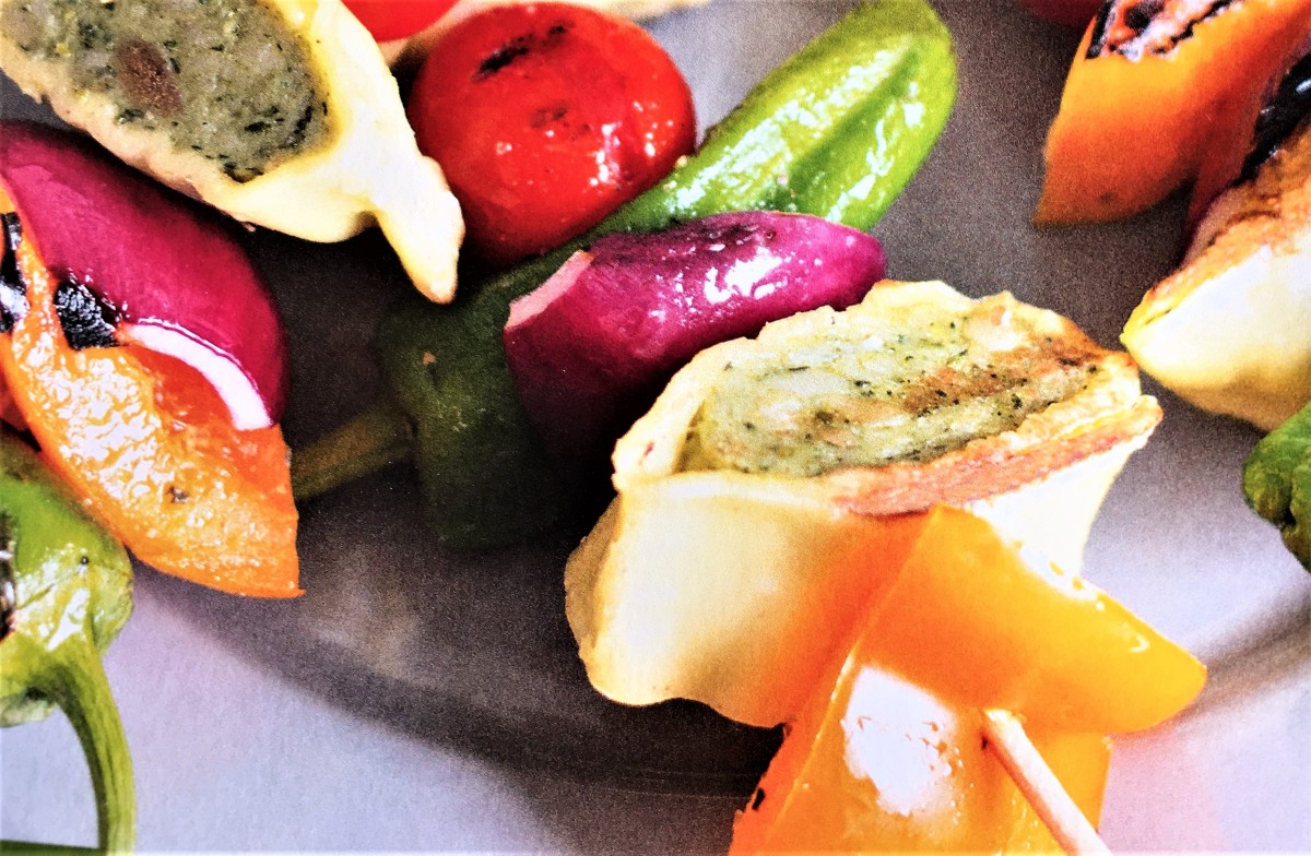 Grillwahnsinn: Maultaschen am Spieß