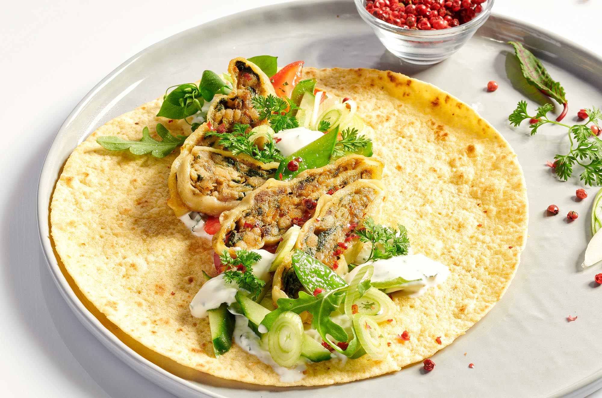 Maultaschen-Wrap