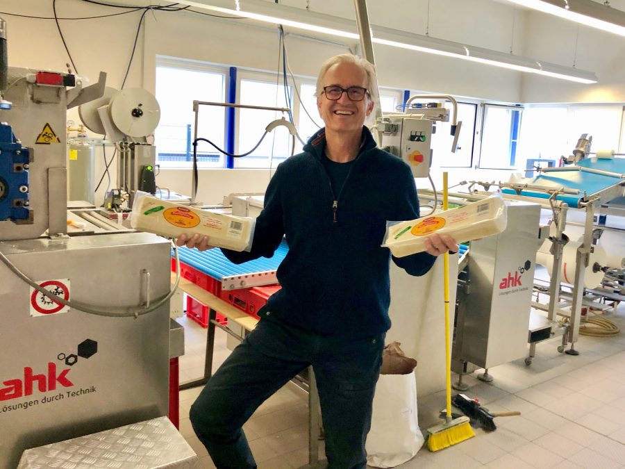 Besuch beim Hersteller unseres Maultaschenteigs