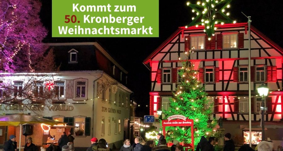 Spendenaktion auf dem Kronberger Weihnachtsmarkt